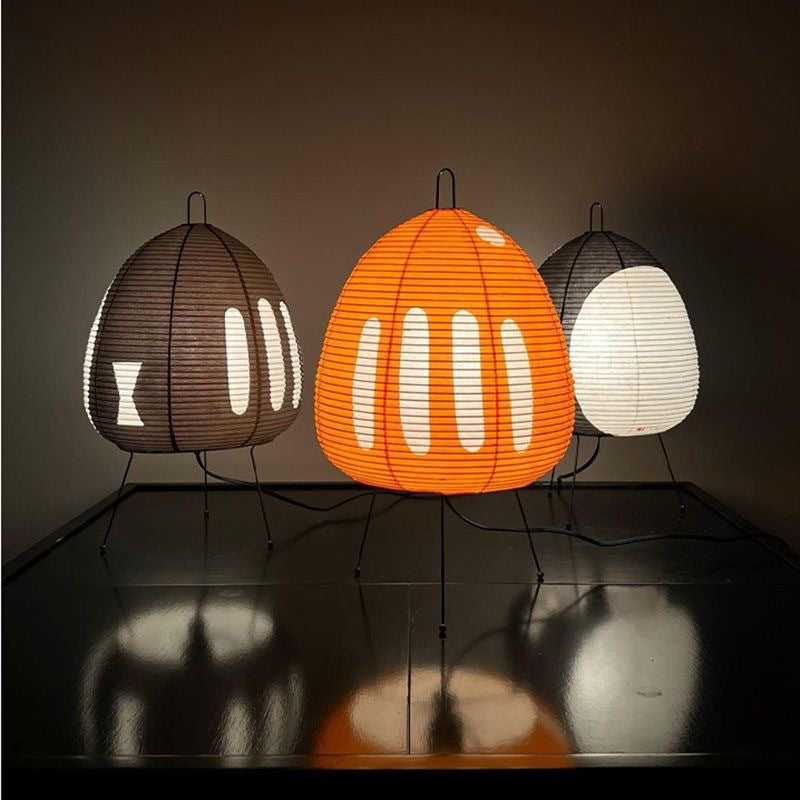 Retro Japanese Design Rice Paper Table Lamp
