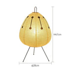 Retro Japanese Design Rice Paper Table Lamp