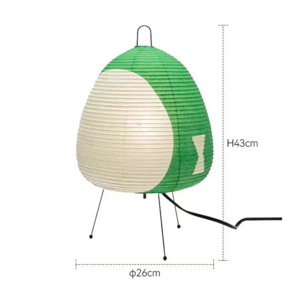 Retro Japanese Design Rice Paper Table Lamp