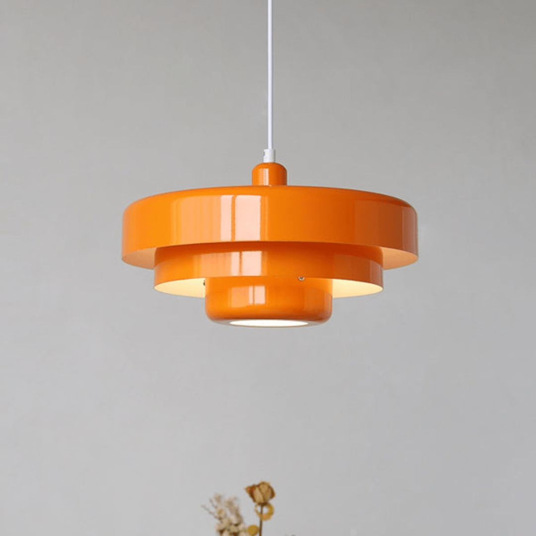 Elegant Three-Tier Pendant Light in Macaron Colors
