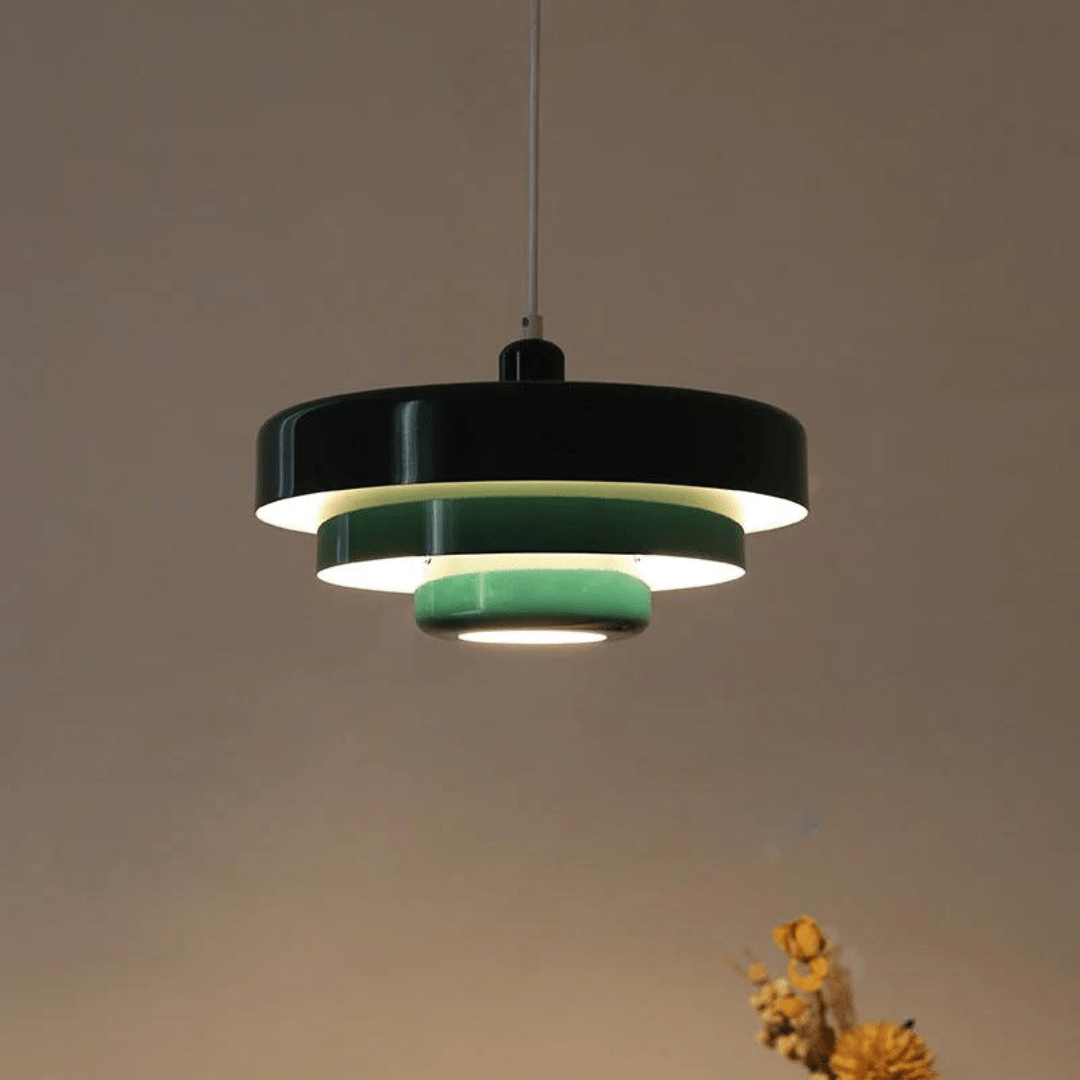 Elegant Three-Tier Pendant Light in Macaron Colors