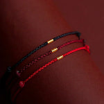 Beaded Cord Bracelet for Kabbalah Protection