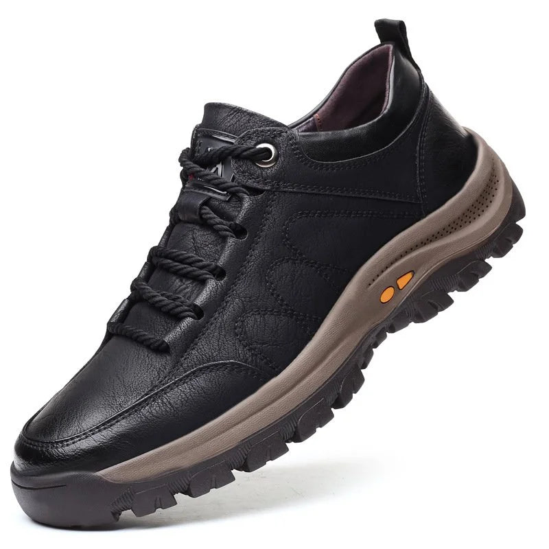 Men's Comfortable Waterproof Orthopedic Leather Shoes
