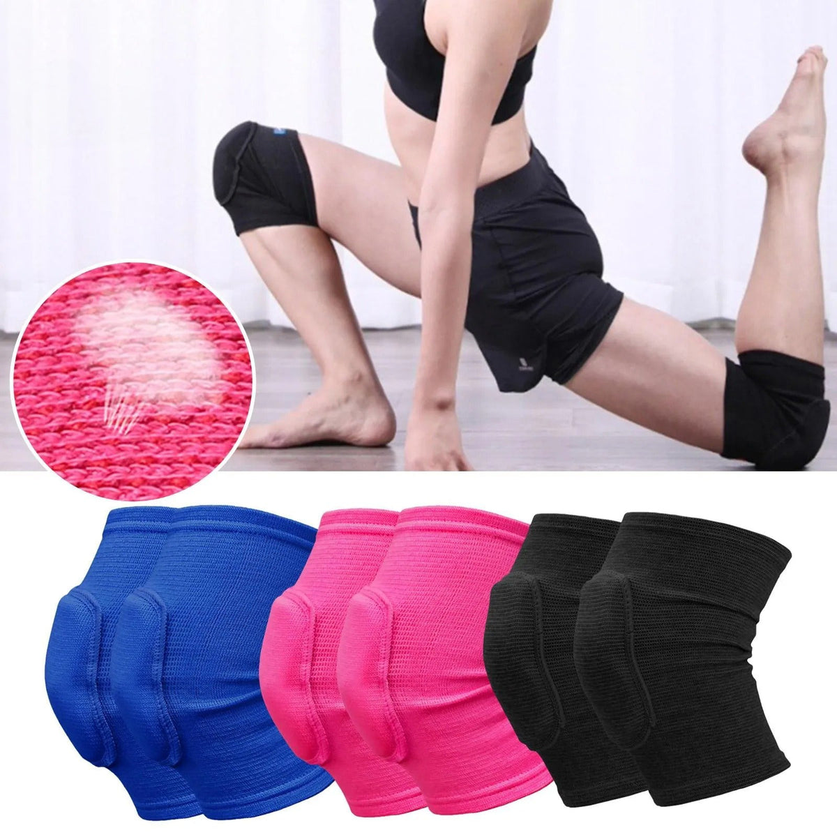 Cushioned Knee Pads for Training, Yoga, and Household Tasks