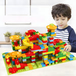 Colorful Plastic Marble Run Building Toy for Kids