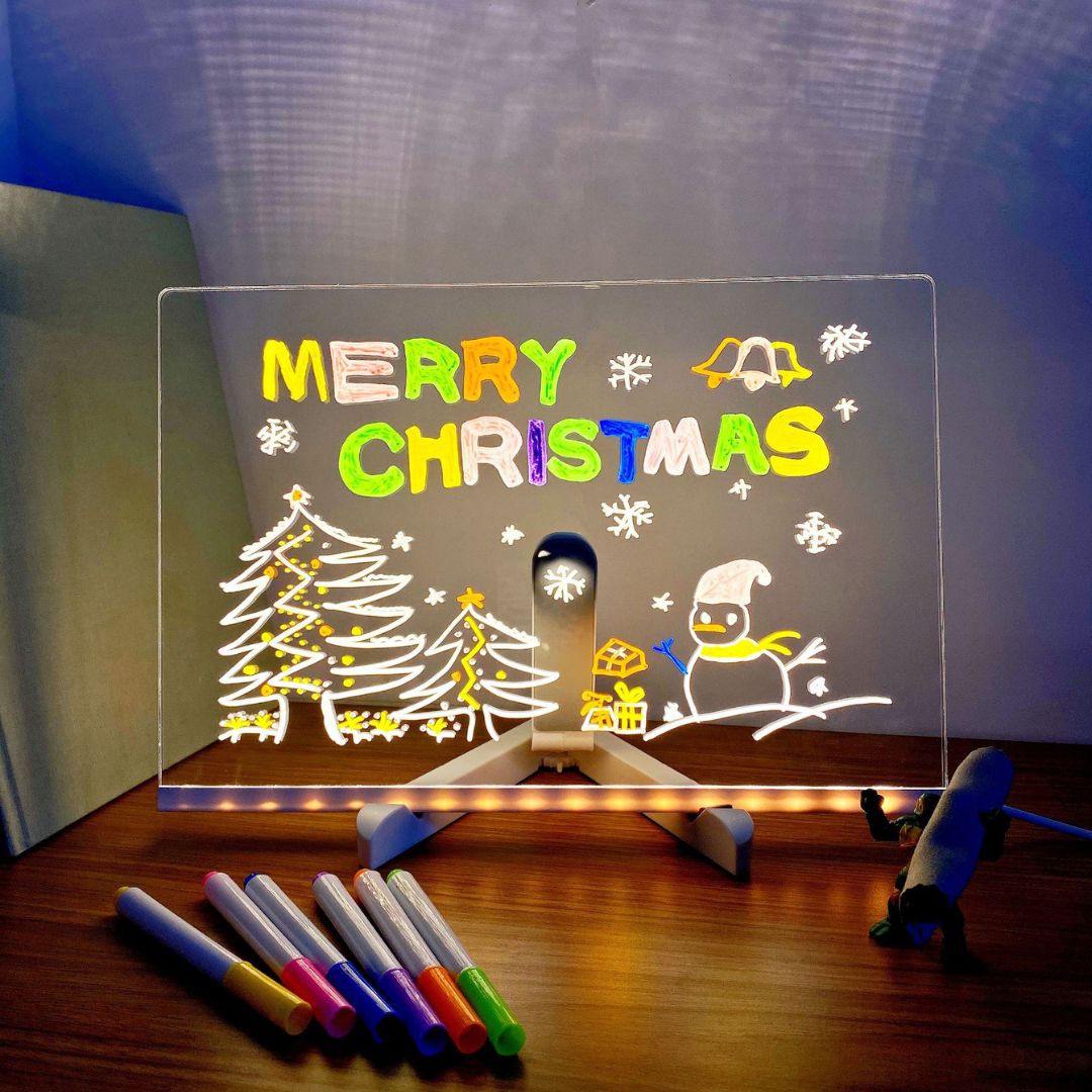 Illuminated Drawing Board for Kids - LED Writing Board