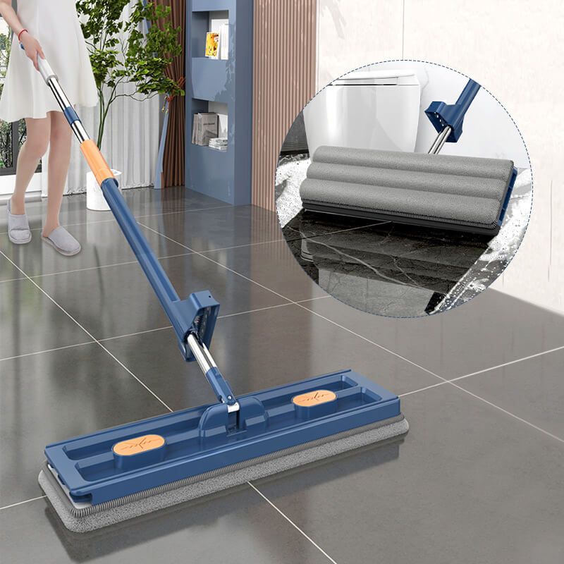 Extra Large Flat Mop with Flexible Head | Ideal for Tile, Laminate, and Wood Floors