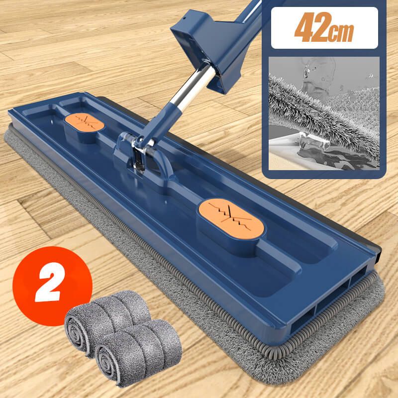 Extra Large Flat Mop with Flexible Head | Ideal for Tile, Laminate, and Wood Floors