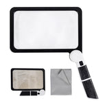 Full-Sized Handheld Magnifier – 5X Magnification, LED Illuminated with 3 Modes, Perfect for Reading Books and Seniors