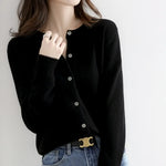 Soft Knit Cashmere Cardigan for Spring and Autumn