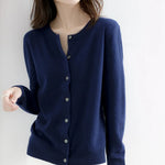 Soft Knit Cashmere Cardigan for Spring and Autumn