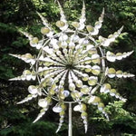 36 cm Metal Garden Windmill | Movable Wind Chime with Weatherproof Design | Decorative Outdoor Sculpture