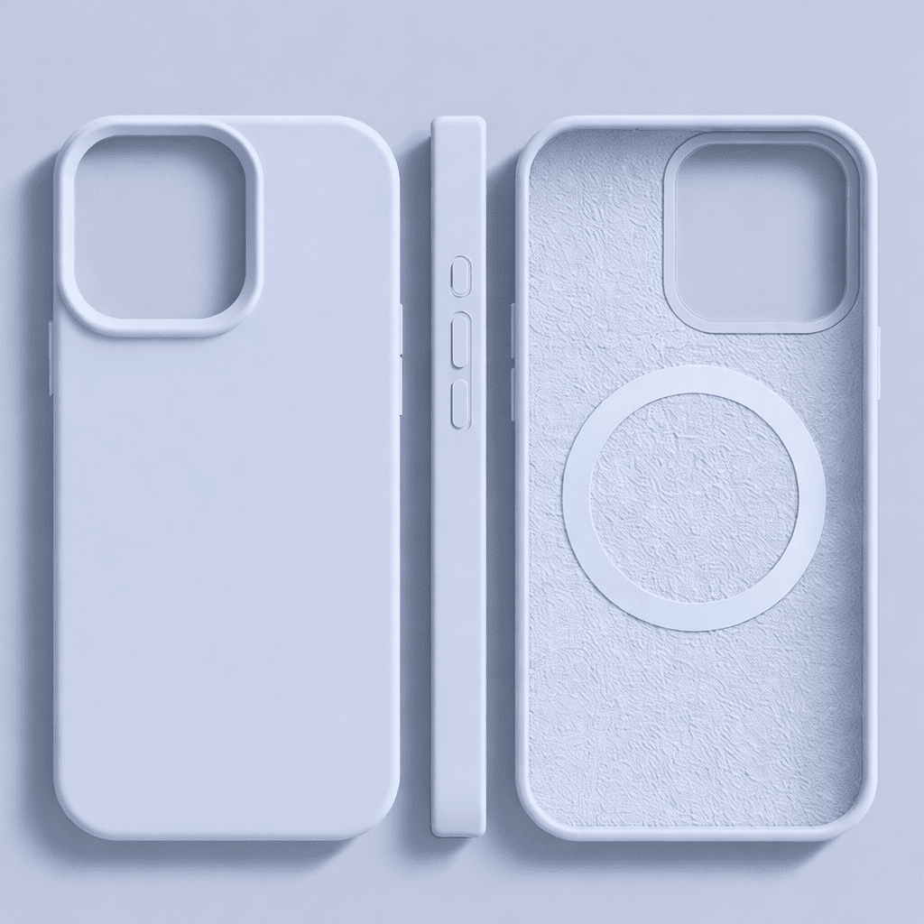 Magnetic Silicone Phone Case - Soft Touch & MagSafe Compatible