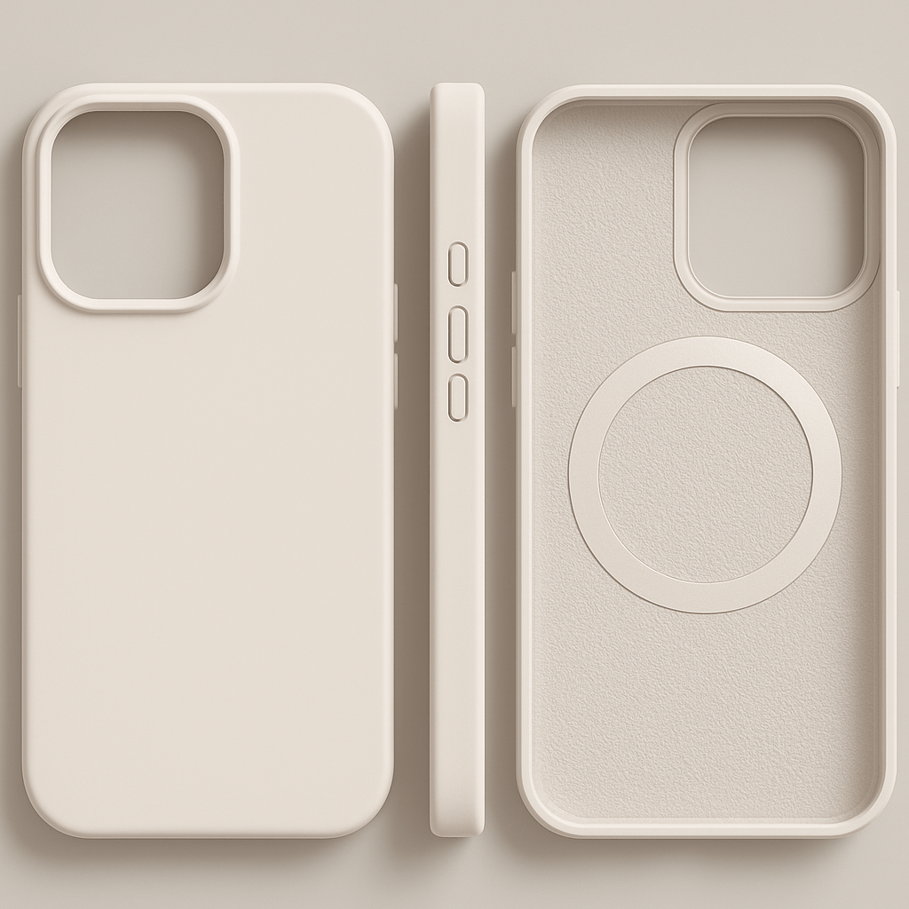 Magnetic Silicone Phone Case - Soft Touch & MagSafe Compatible