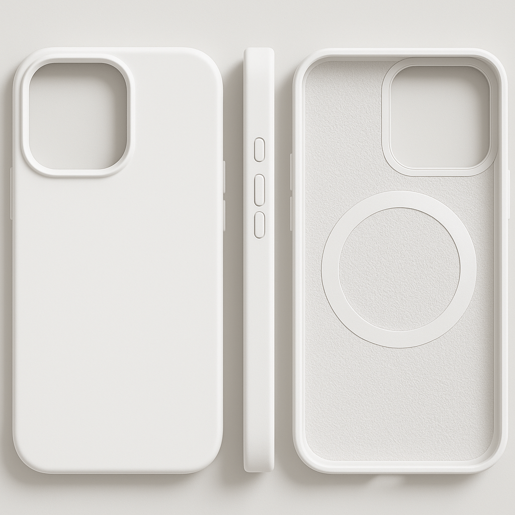Magnetic Silicone Phone Case - Soft Touch & MagSafe Compatible