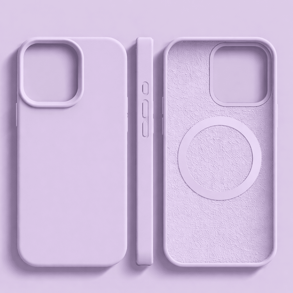 Magnetic Silicone Phone Case - Soft Touch & MagSafe Compatible