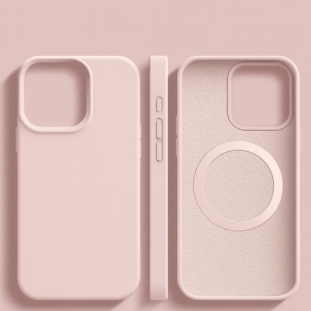 Magnetic Silicone Phone Case - Soft Touch & MagSafe Compatible