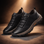 Men's Waterproof Orthopedic Leather Shoes with Posture Support