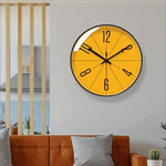 Black Wall Clock in Nordic Style – Precise and Stylish for Any Home