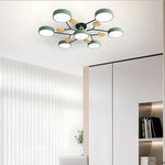 Contemporary LED Acrylic Iron Ceiling Light for Living Room