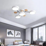 Contemporary LED Acrylic Iron Ceiling Light for Living Room