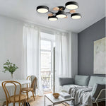 Contemporary LED Acrylic Iron Ceiling Light for Living Room
