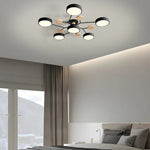 Contemporary LED Acrylic Iron Ceiling Light for Living Room