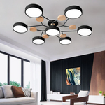 Contemporary LED Acrylic Iron Ceiling Light for Living Room