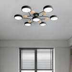 Contemporary LED Acrylic Iron Ceiling Light for Living Room
