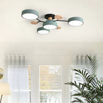 Contemporary LED Acrylic Iron Ceiling Light for Living Room