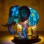 Artistic Glass Animal Design Table Lamp