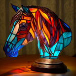 Artistic Glass Animal Design Table Lamp