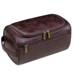 Premium Leather Toiletry Bag for Travelers