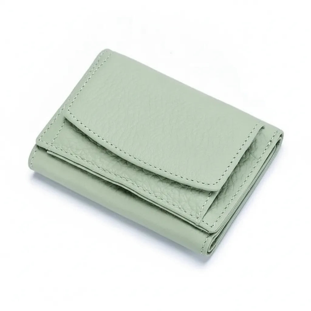 Stylish Compact RFID Blocking Leather Wallet – Secure Your Essentials