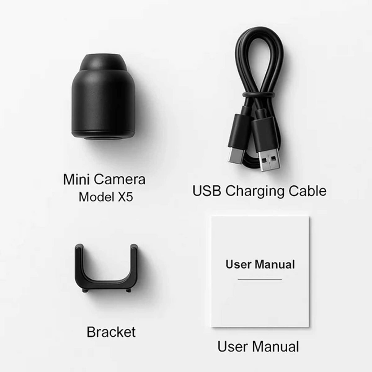 Compact Wireless Camera with 1080P HD Video and Audio for Surveillance
