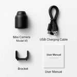 Compact Wireless Camera with 1080P HD Video and Audio for Surveillance