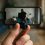 Compact Wireless Camera with 1080P HD Video and Audio for Surveillance