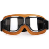 Khaki Leather - Silver Lens