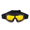 Black Leather - Yellow Lens