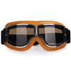 Khaki Leather - Brown Lens