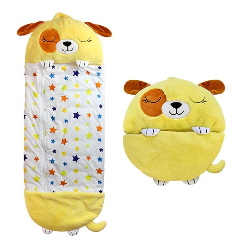 2-in-1 Plush Toy Sleeping Bag for Kids