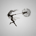 Outdoor Metal Fairy Garden Sculpture with Stake