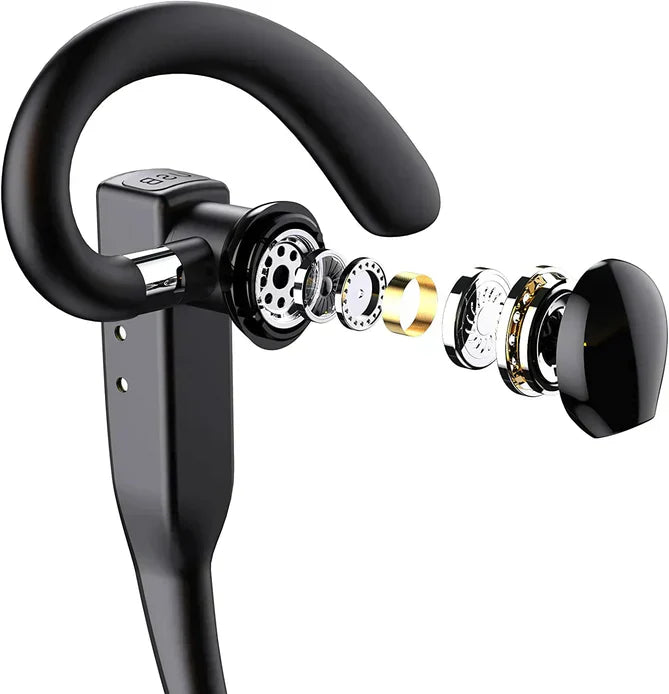 Trucker Dual Mic Wireless Bluetooth 5.1 Noise Cancelling Headset/Earphones