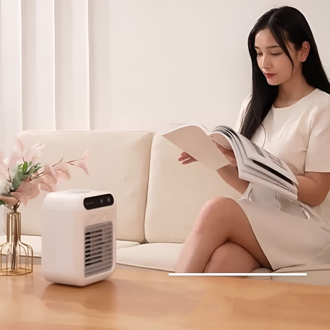 Compact Portable Air Conditioner and Cooling Fan for Rooms