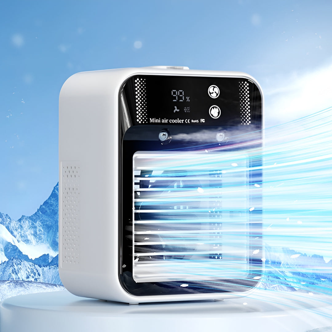 Compact Portable Air Conditioner and Cooling Fan for Rooms