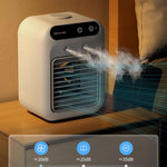 Compact Portable Air Conditioner and Cooling Fan for Rooms