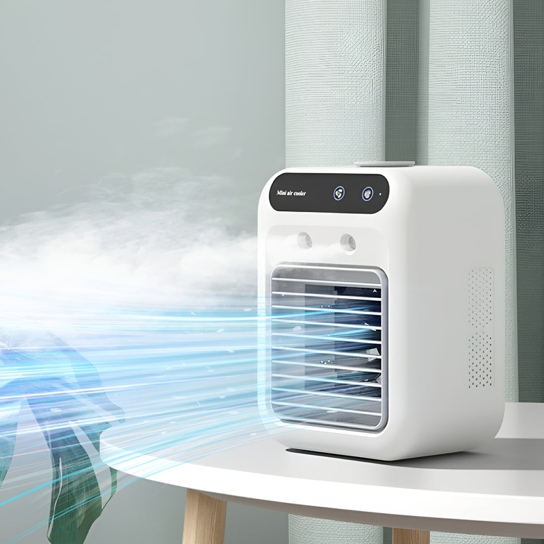 Compact Portable Air Conditioner and Cooling Fan for Rooms