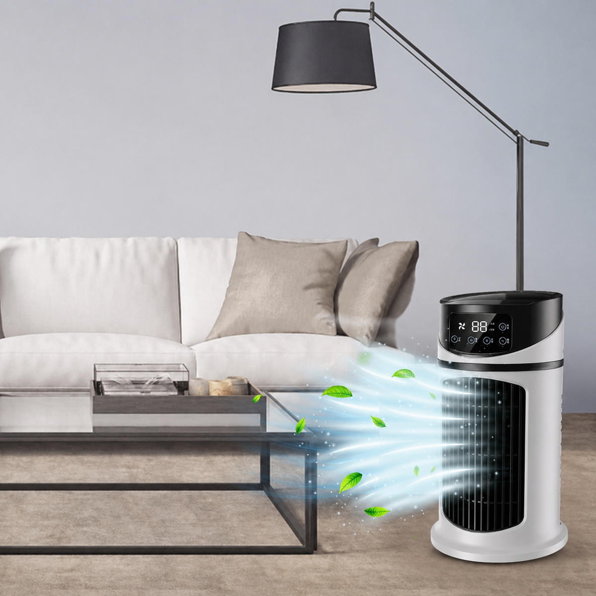 Portable Stand-Up Tower Air Conditioner Fan