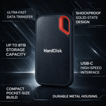 Top High-Speed Portable External SSD Drive with Shockproof Storage