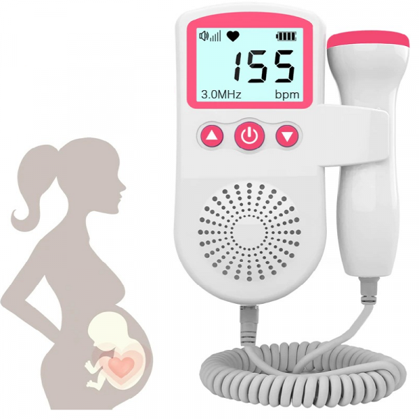 Compact Fetal Doppler Monitor for Expecting Mothers